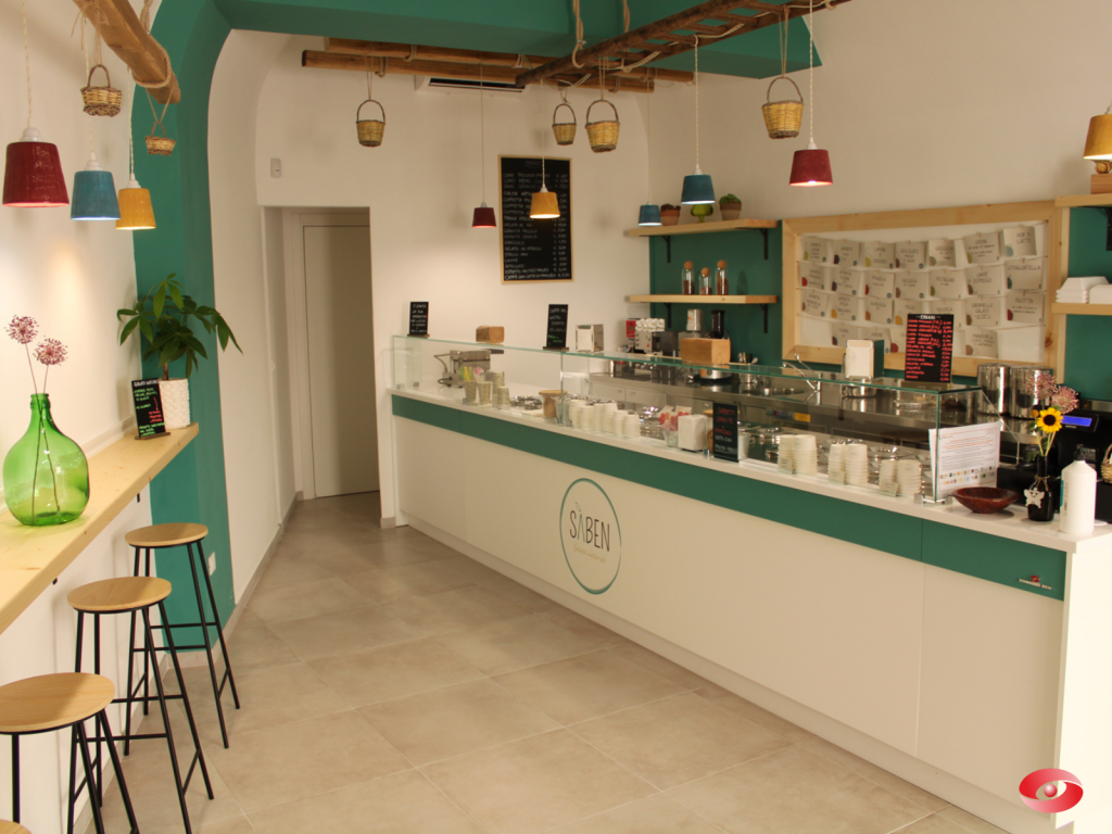 Gelateria Saben – Trani: arredamento realizzato da Zingrillo.com